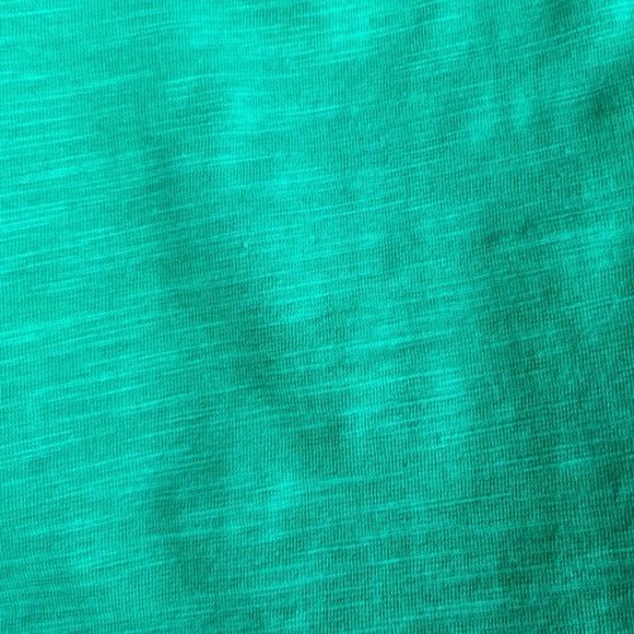 Imperfect cotton blend tee green short sleeve women's tshirt medium casual - Picture 3 of 10